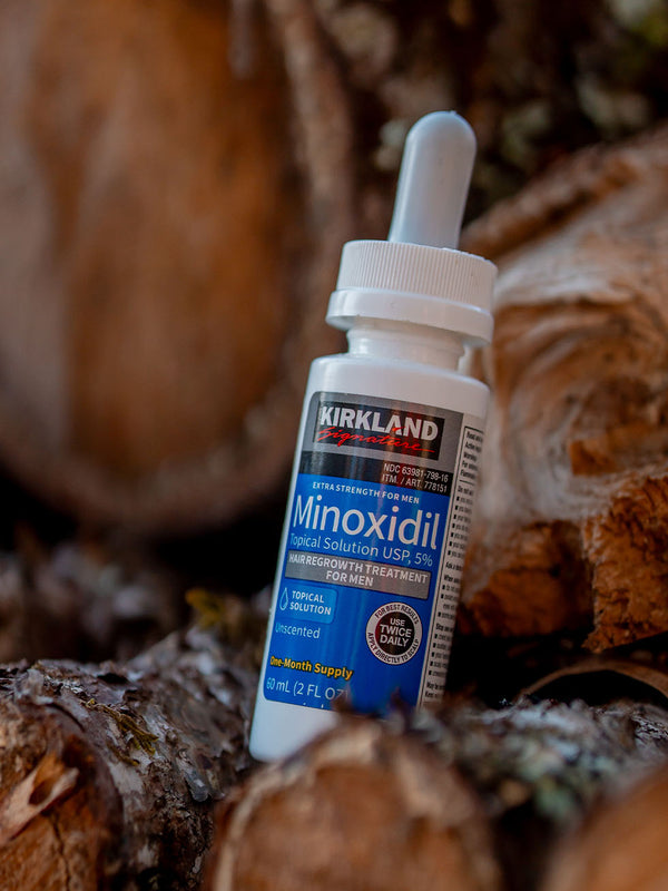 Minoxidil Kirkland - 1 Frasco + Conta Gotas